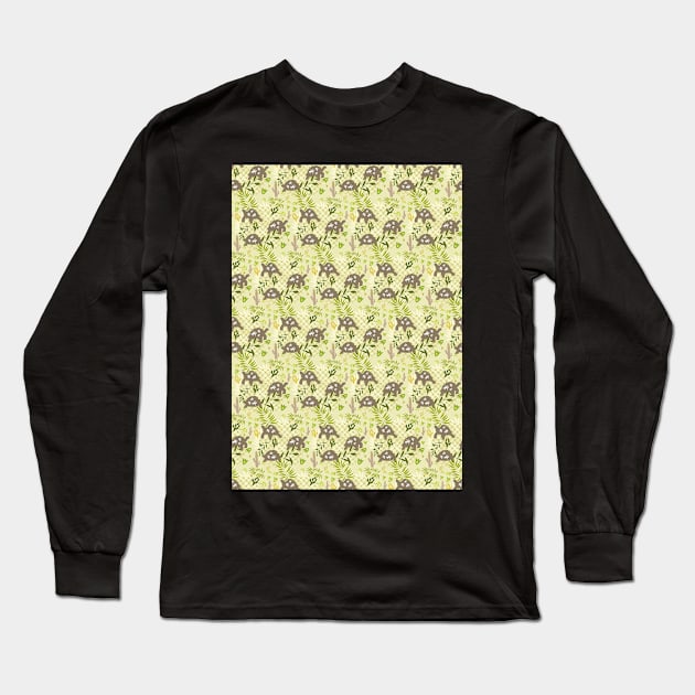 The Galapagos Tortoise Animal Activists Save Endangered Species From Animal Extinction Long Sleeve T-Shirt by Mochabonk